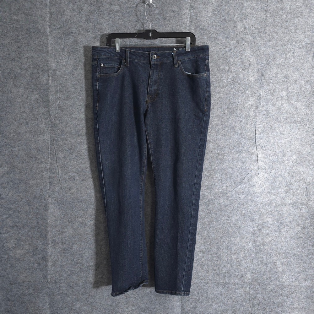 WXYZ Men's Jeans W34 L30 Dark Wash Denim Mfg Co Nomad Slim Fit Pants